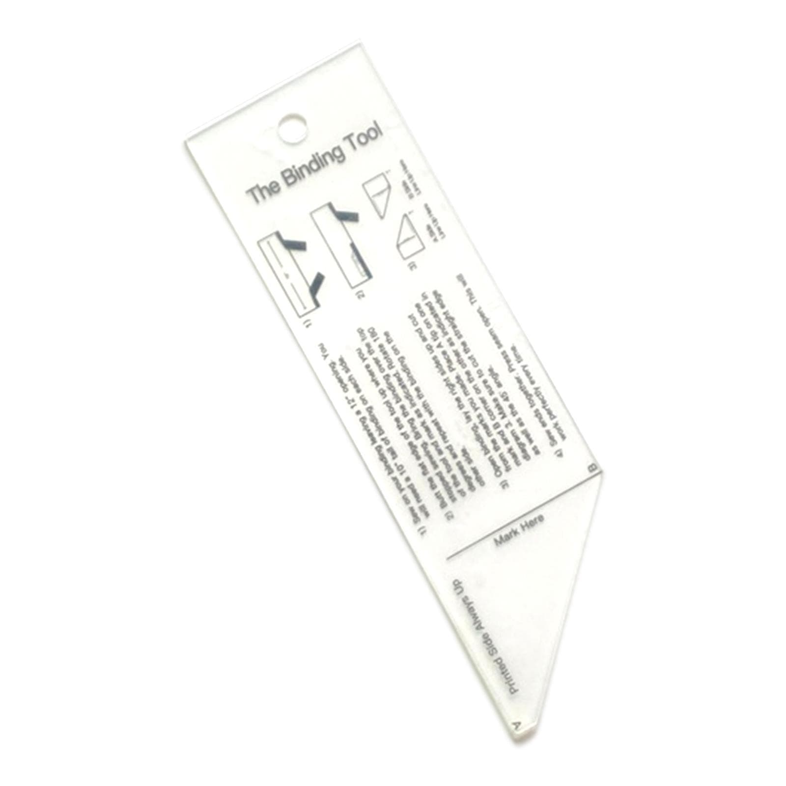 Acrylic Quilt Binding Tool for Perfect Mitered Corners - image 2