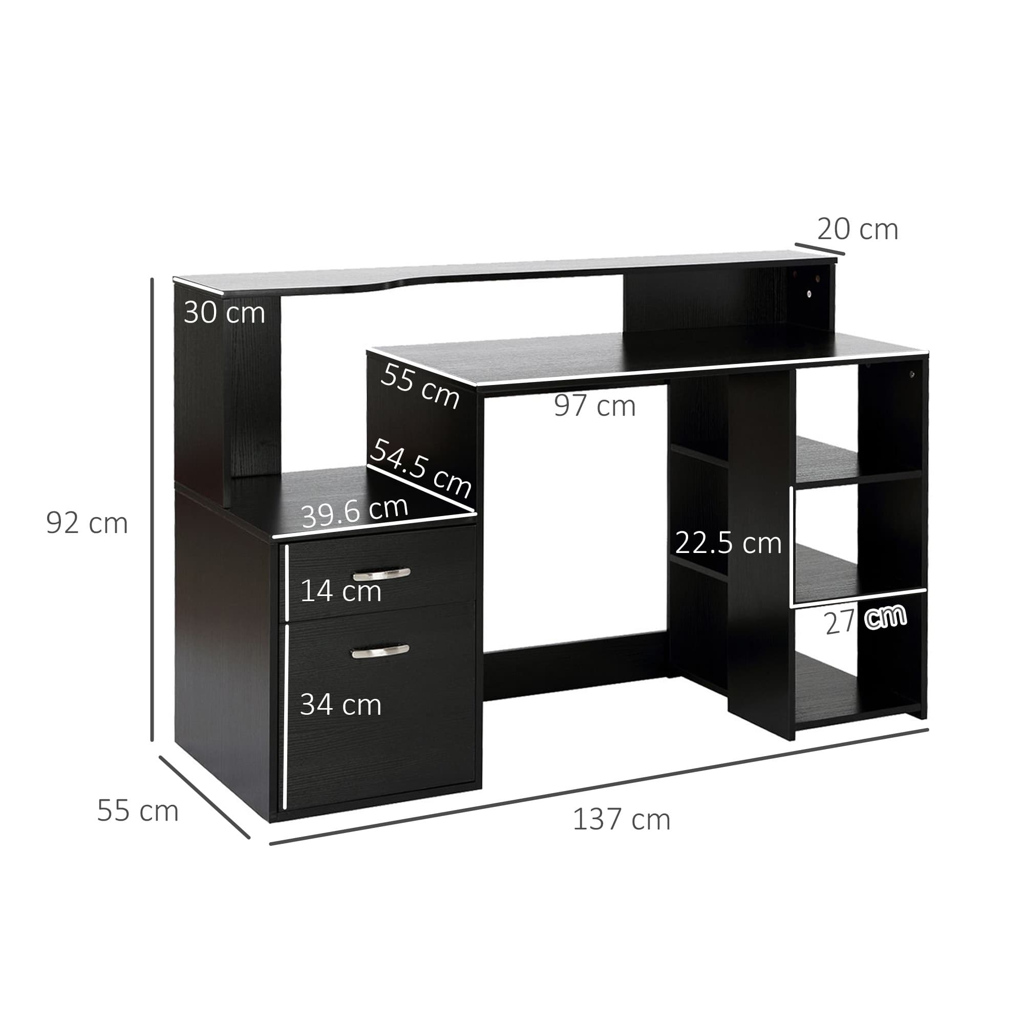 Black Storage Desk - image 4