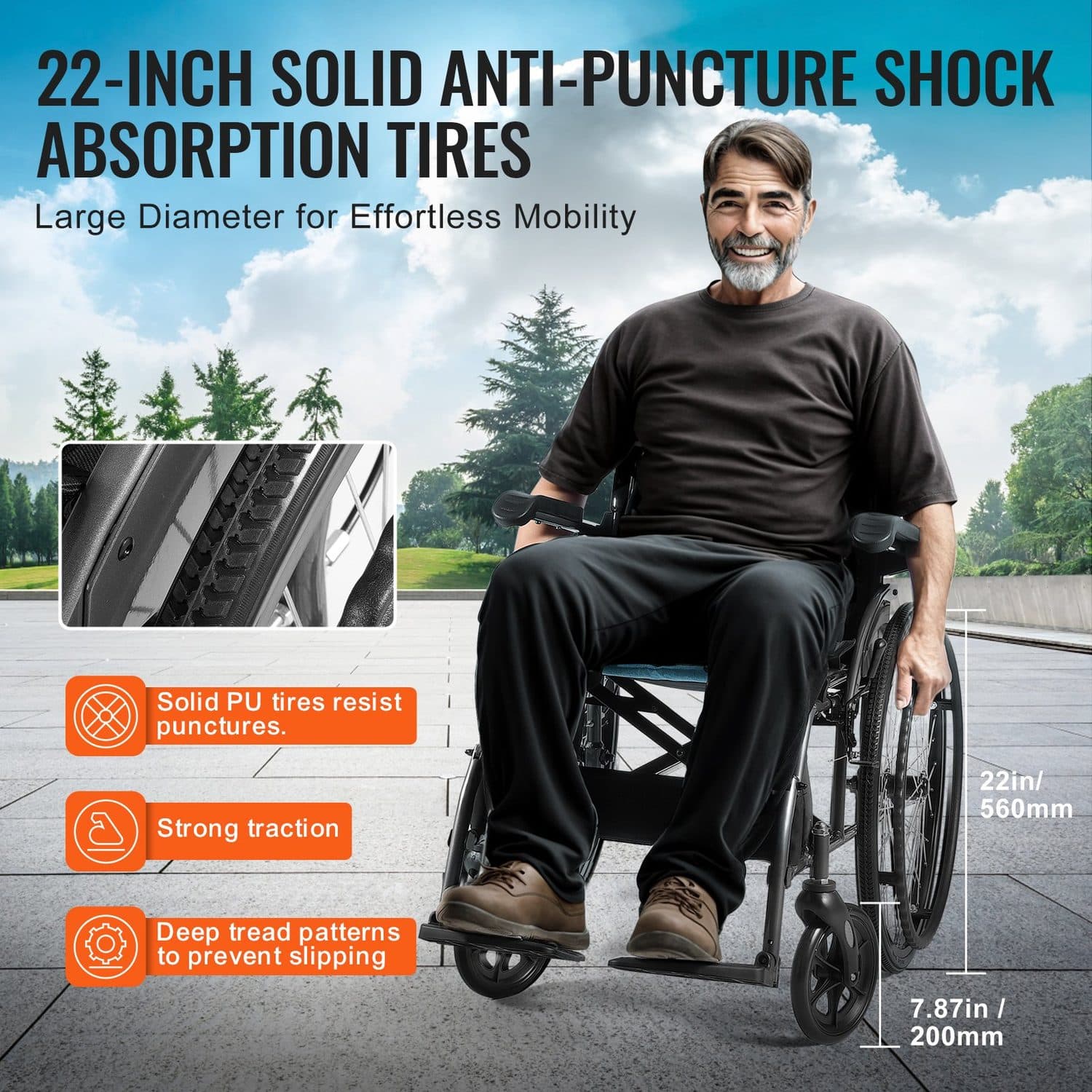 Ultra-Lightweight Folding Wheelchair - image 1