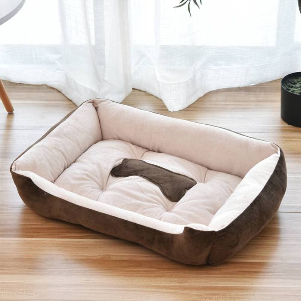 Large Plush Pet Bed for Warm Cosy Lounging - image 1