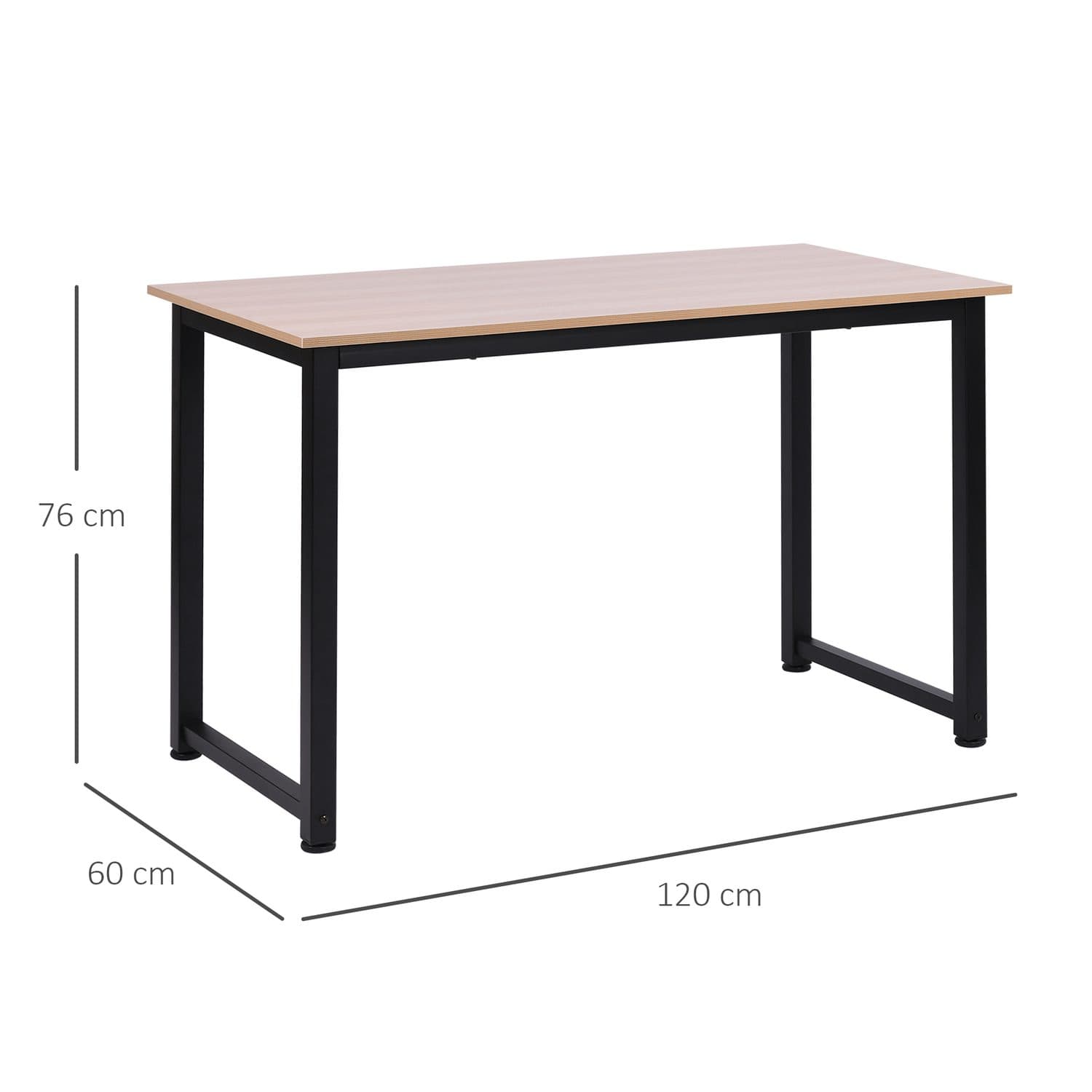 120cm Black Computer Desk - image 4