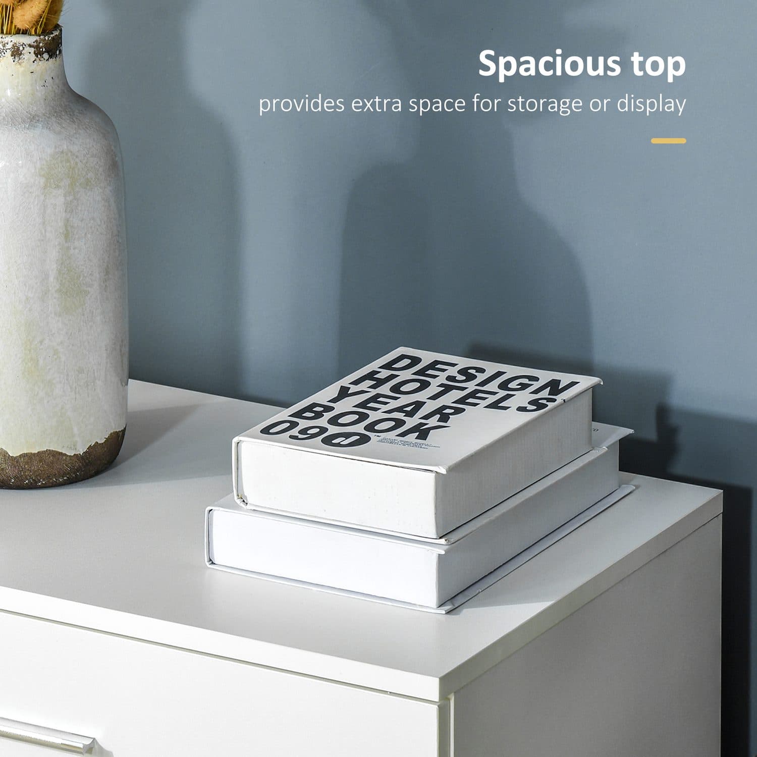 Modern White 4-Drawer Chest for Effortless Storage - image 1