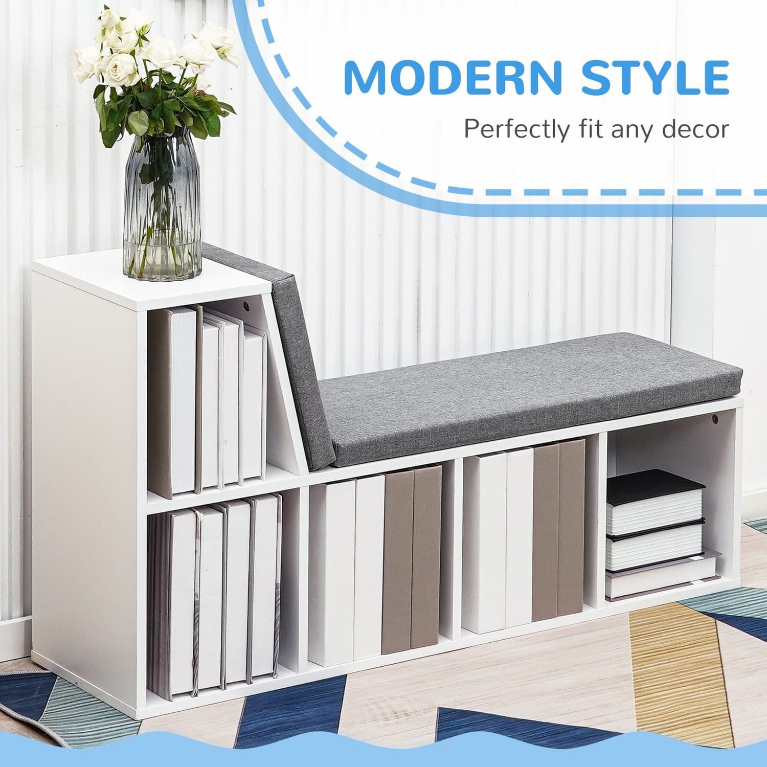 Cushioned Reading Bookcase - image 5