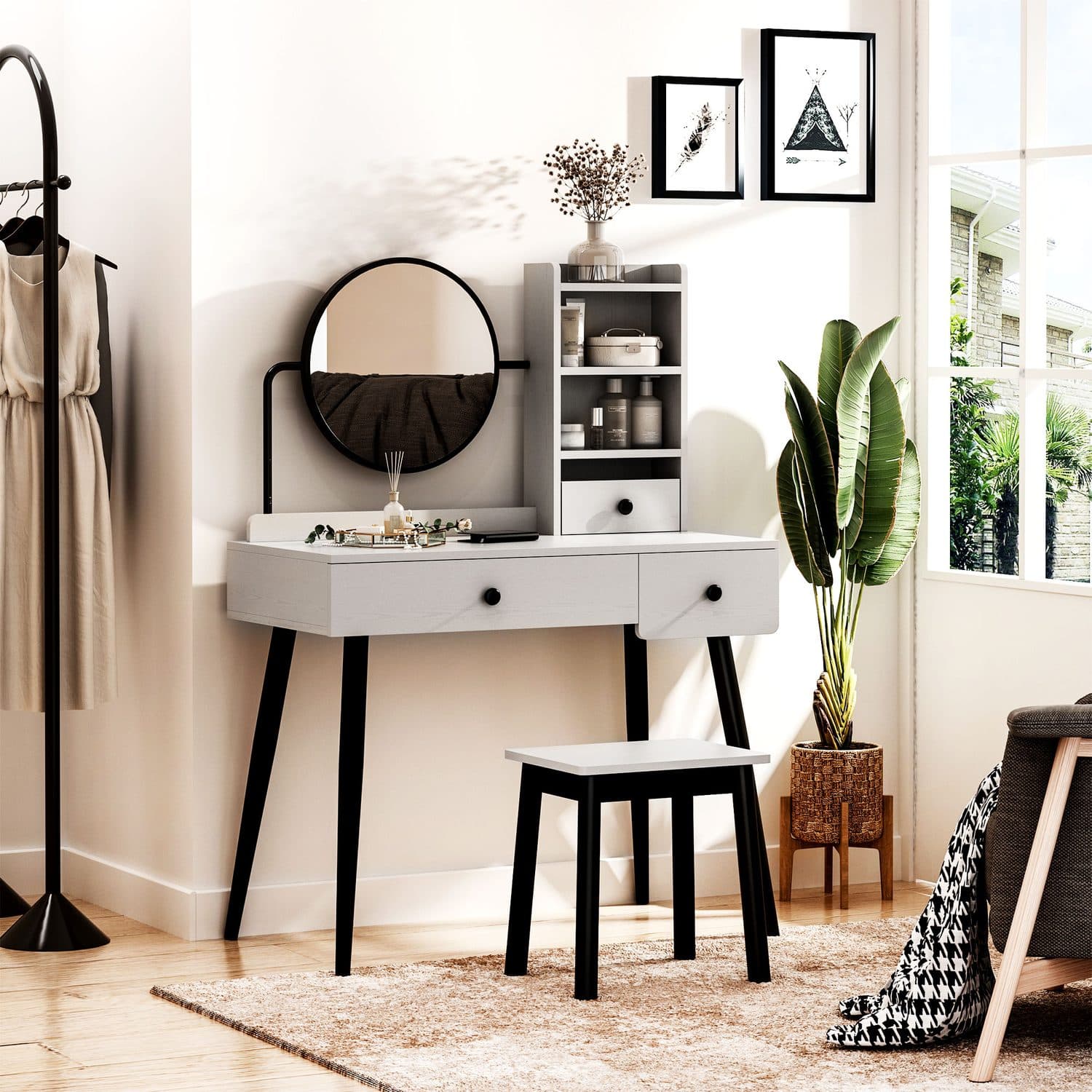 Grey Vanity Set - image 3