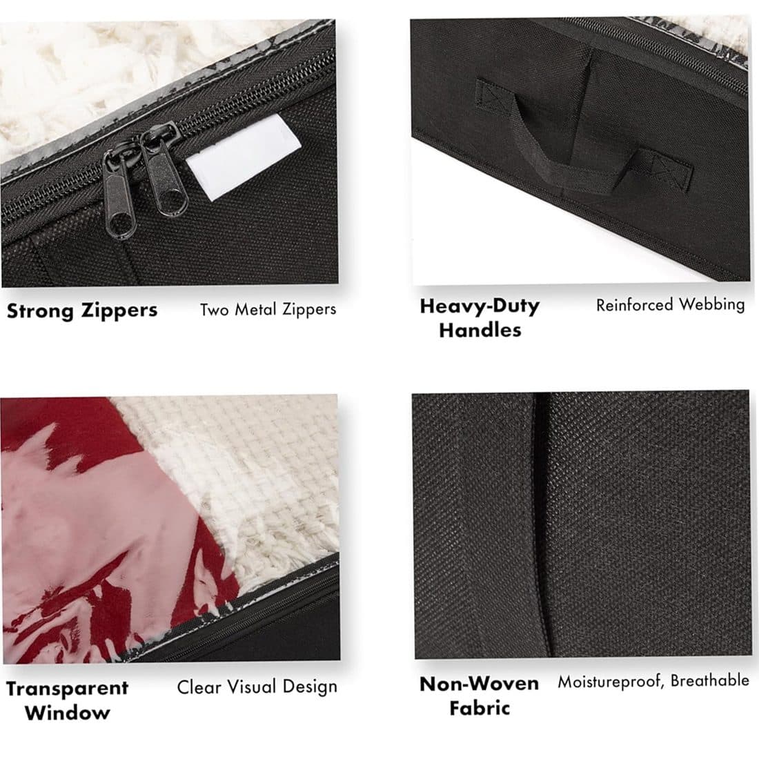 Reclaim Under-Bed Space with 90L Zip-Up Storage Bags - image 3