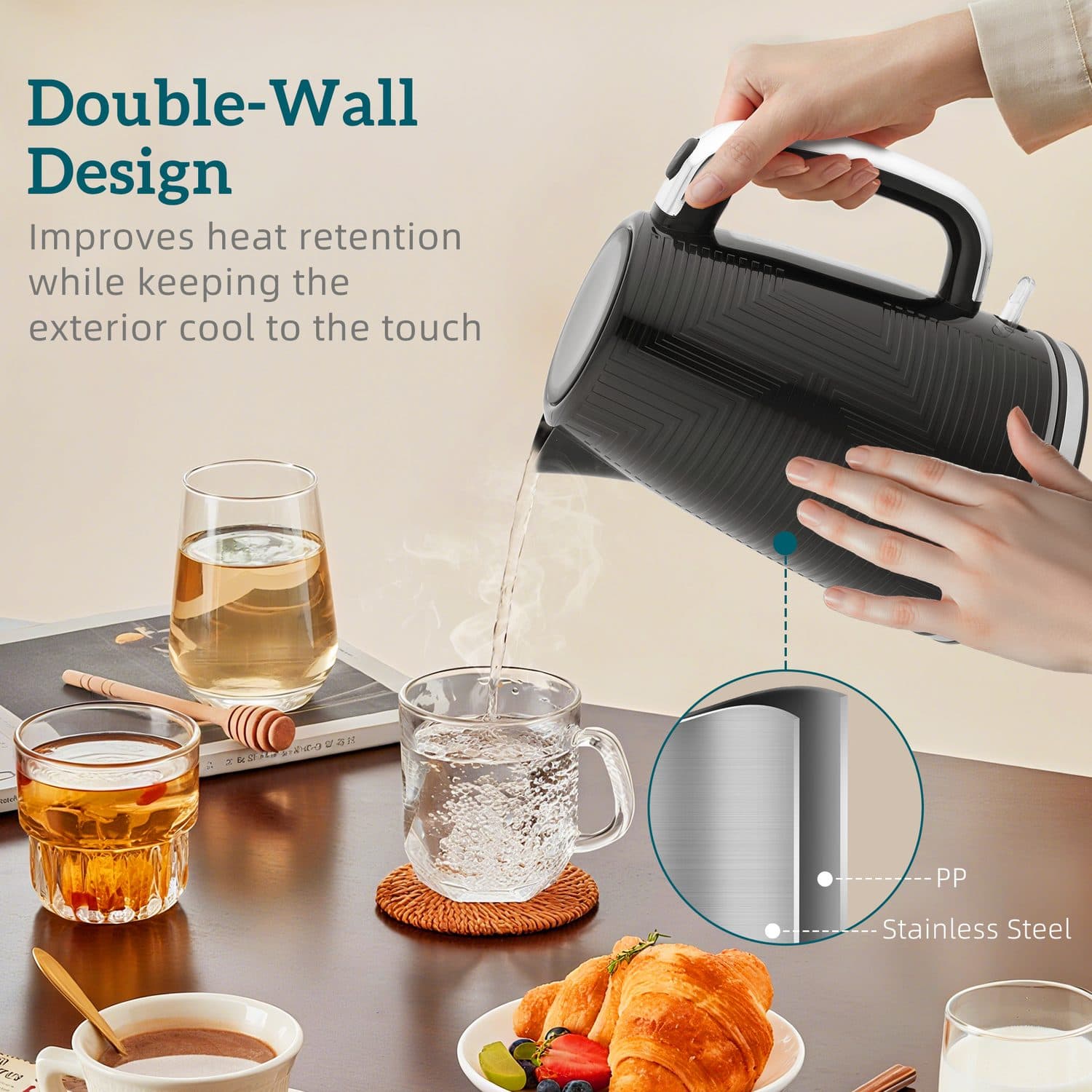 Modern Kettle and Toaster Set - image 5