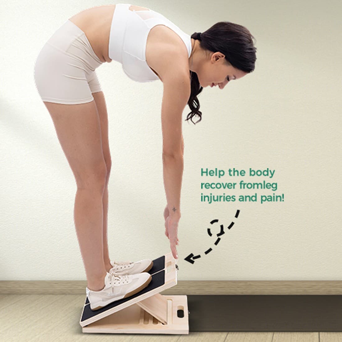 Foldable Wooden Calf Stretcher Slant Board - image 10