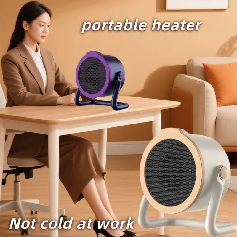 Compact Desktop Heater for Focused Warmth - image 2