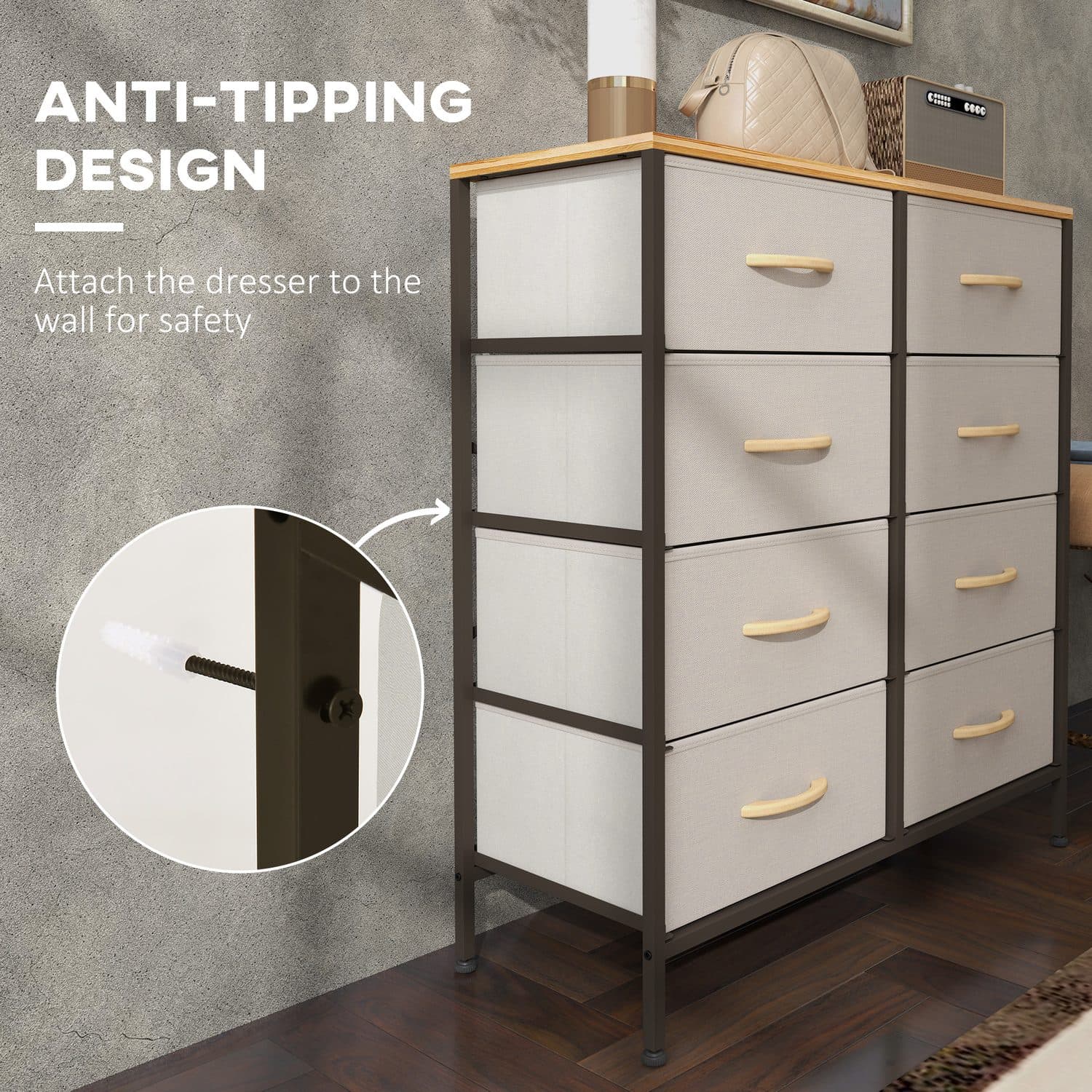 8-Drawer Fabric Chest - image 5