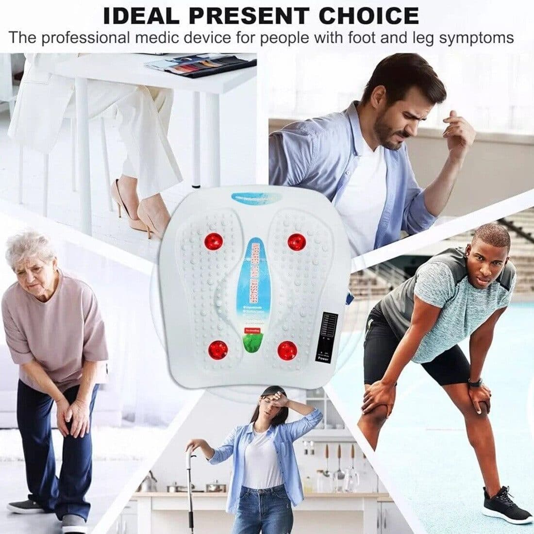 9-Mode Heated Vibration Massager for Feet and Legs - image 2