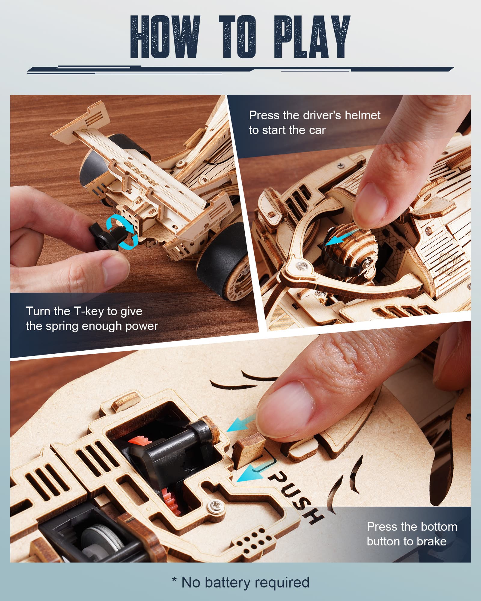 Wooden Racing Car Model Kit to Build - image 10