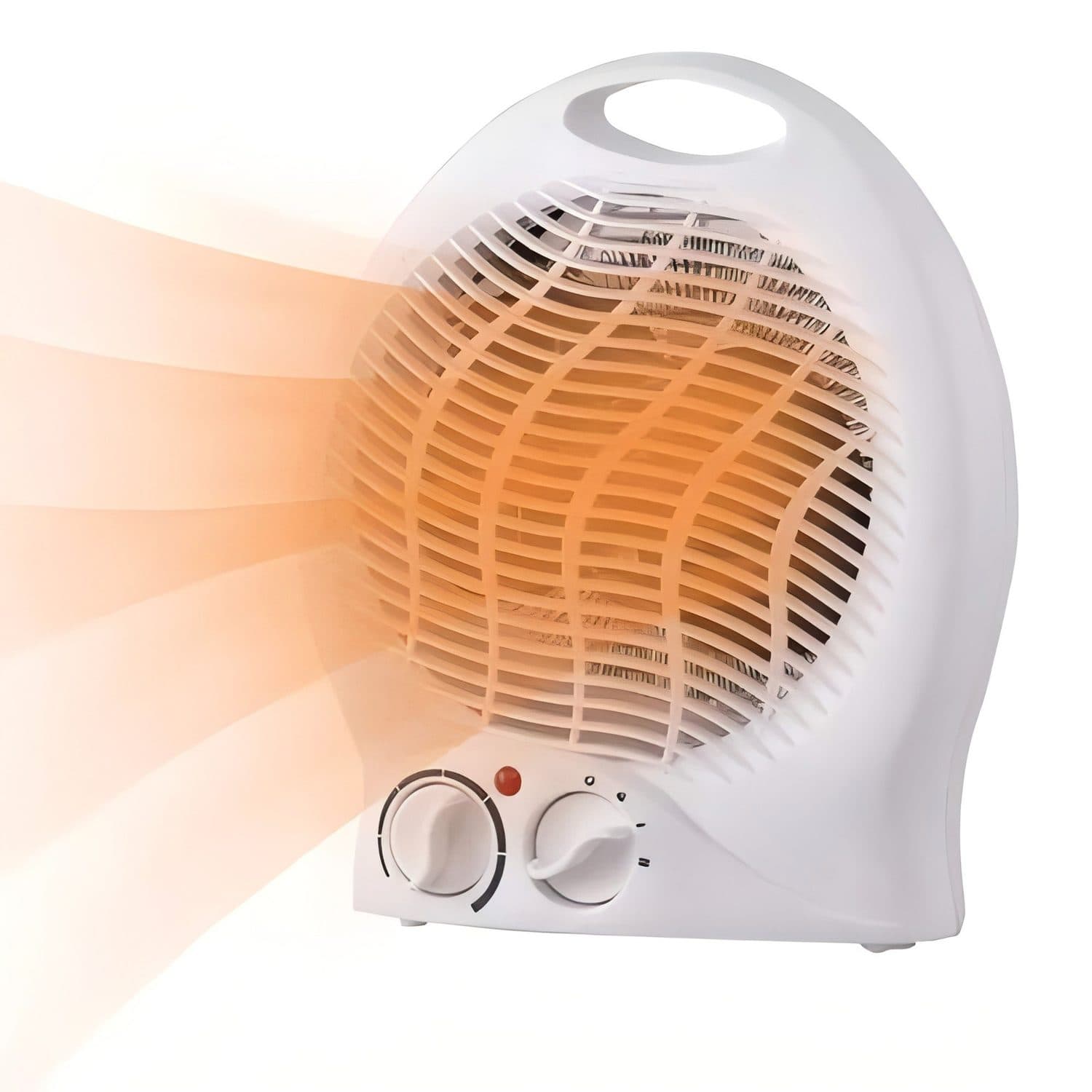 Portable Electric Fan Heater with Hot & Cool Settings - image 2
