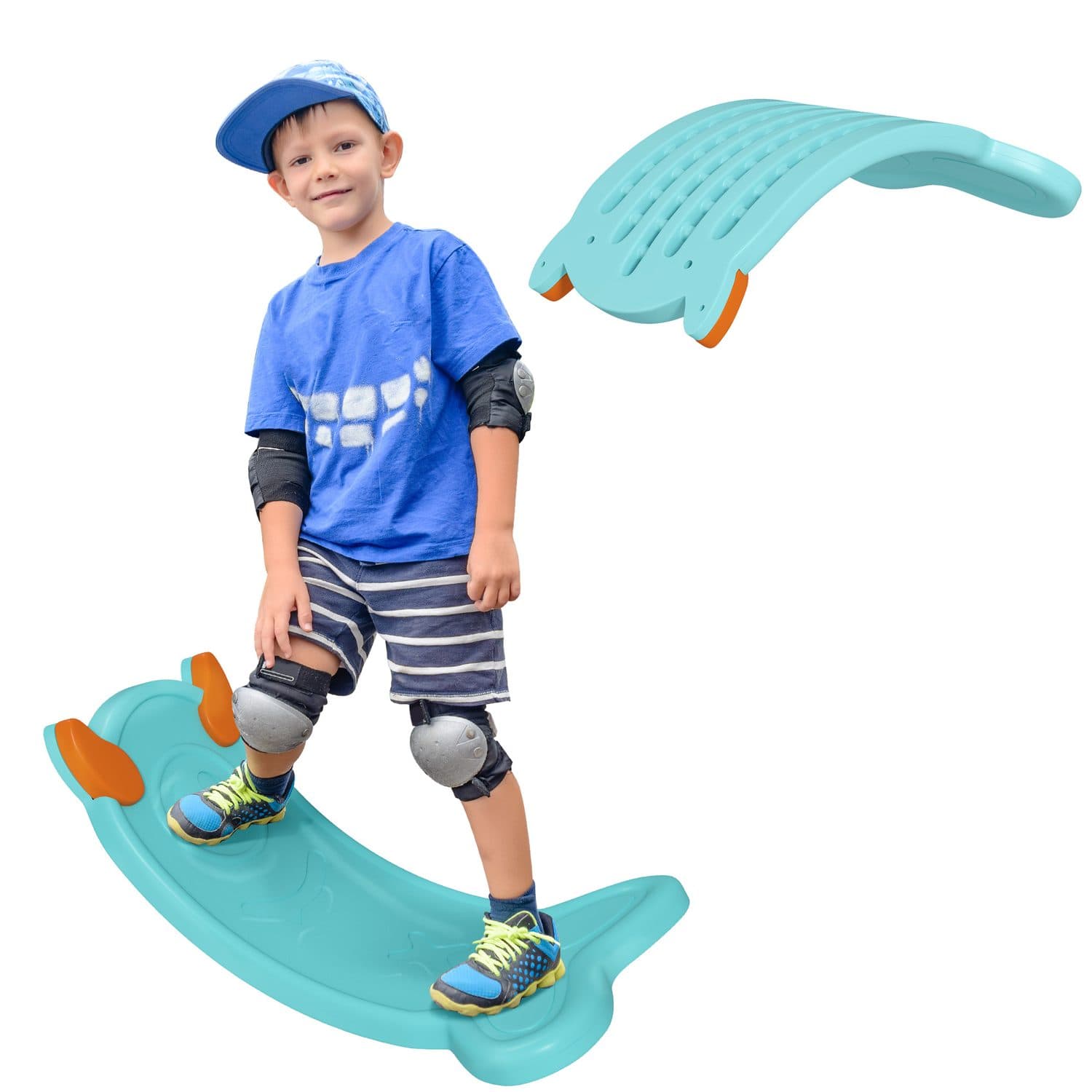 Rocking Balance Board for Toddlers and Children, Blue - Blue