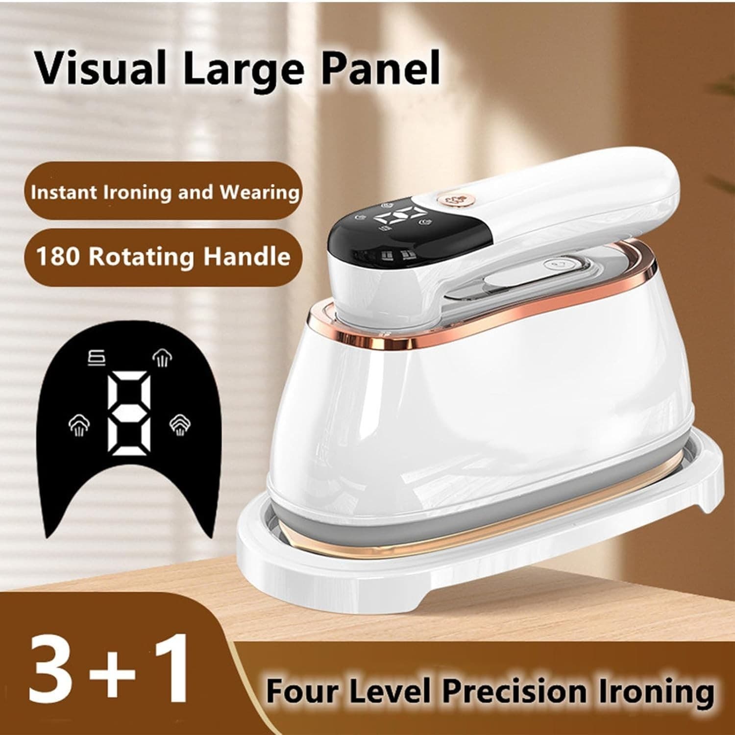 Powerful 1200W Handheld Garment Steamer & Iron - image 3