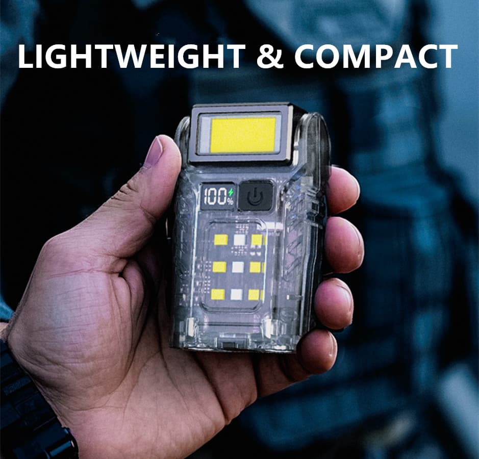 Pocket LED Work Light with COB Side Panel, Magnetic Base and Belt Clip - image 9