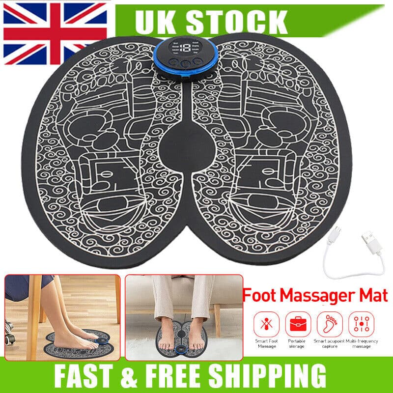 EMS Foot Massager Mat with 8 Massage Modes - Default