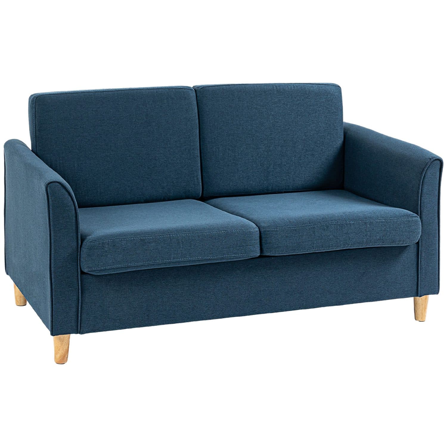 The Space-Saving Blue Loveseat Made for Cosy Rooms - Blue