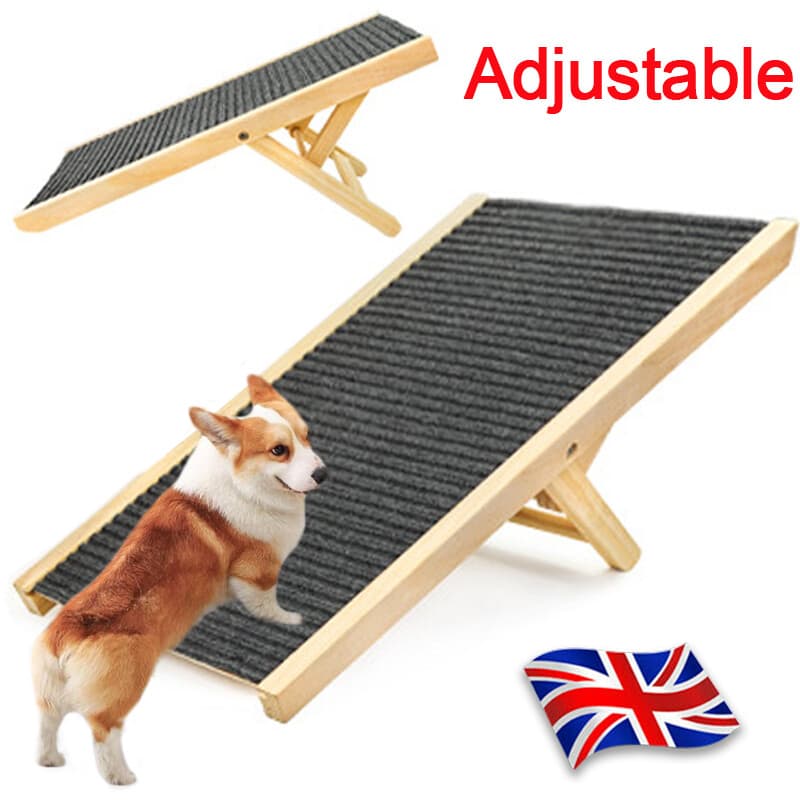 Foldable Wooden Pet Ramp with 3 Adjustable Heights - image 6