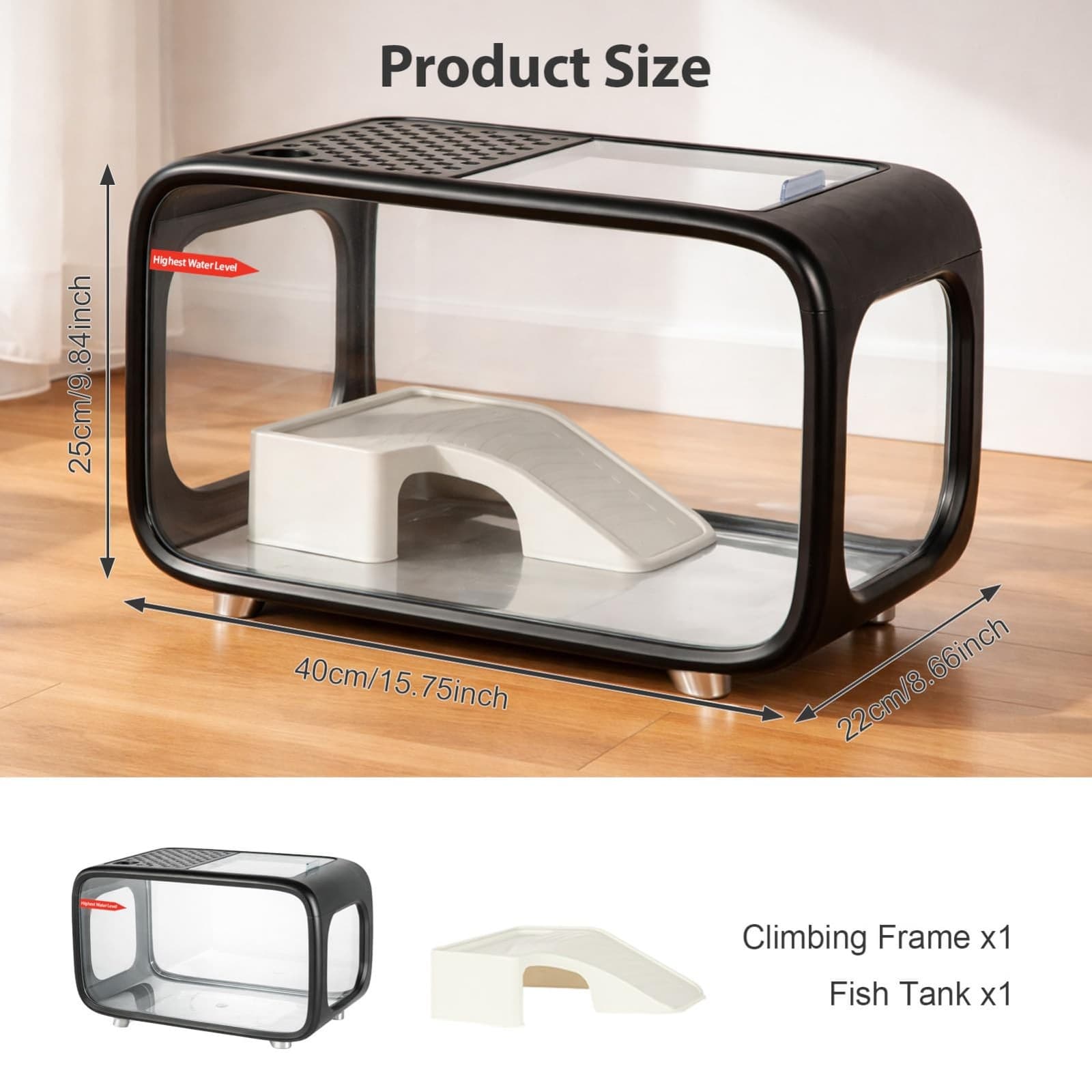 Compact Desktop Aquarium Kit for Betta Fish - image 6