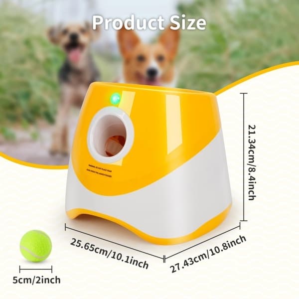 Automatic Ball Launcher for Dogs, Indoor & Outdoor