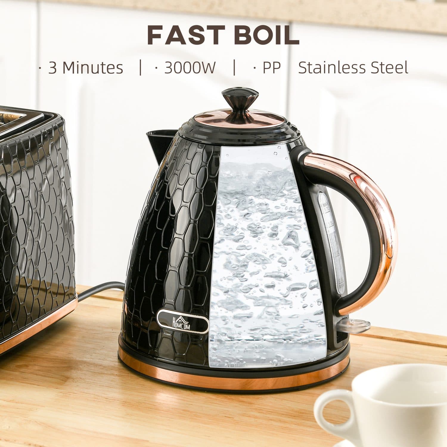 Black Honeycomb Rapid Boil Kettle - image 3