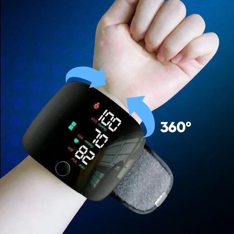 Digital Blood Pressure Monitor with Automated Cuff Readings