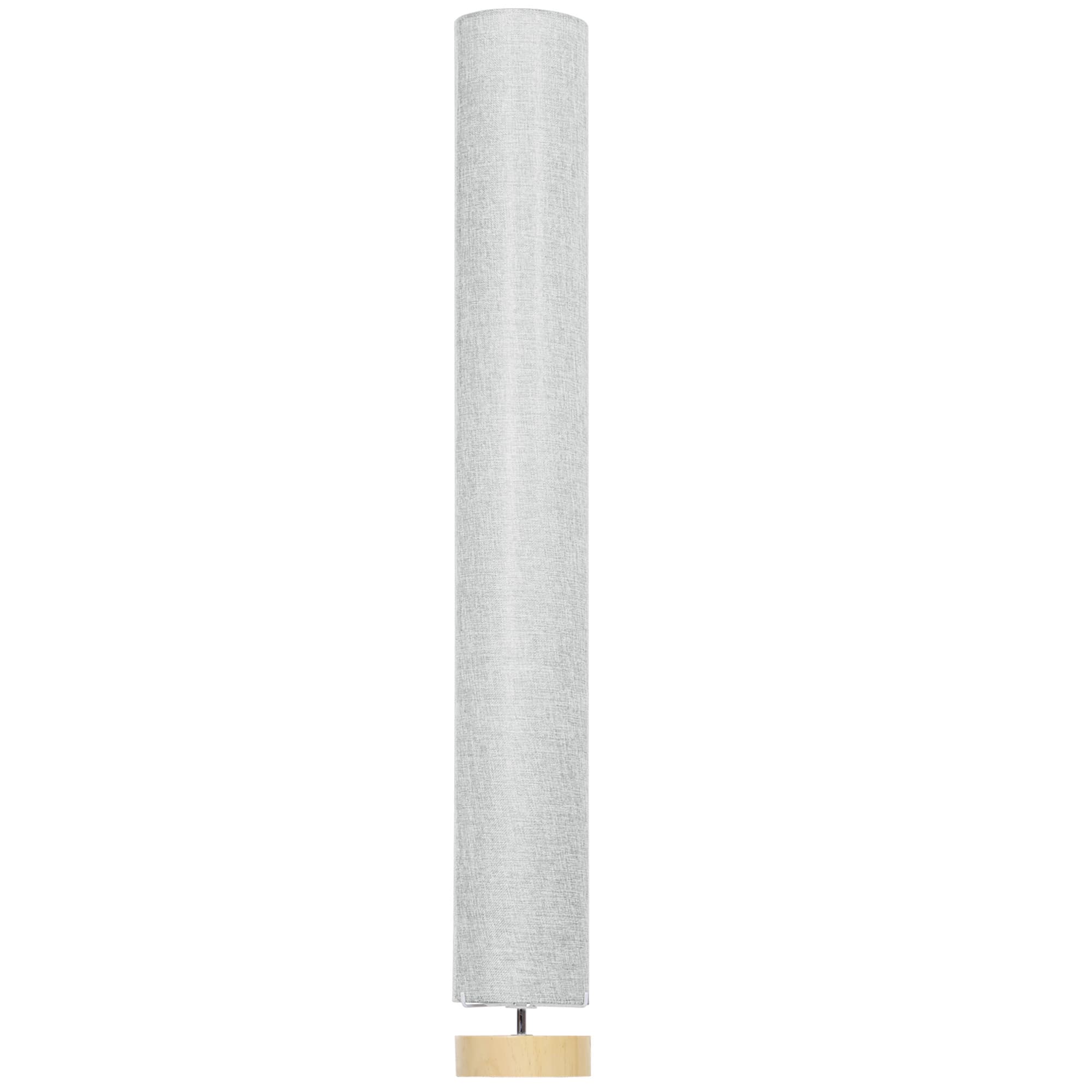 Set the Mood with a Slim Cylindrical Floor Lamp - Grey
