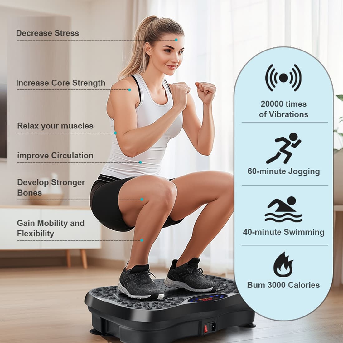 Vibration Plate Exercise Machine for Home Workouts - image 7