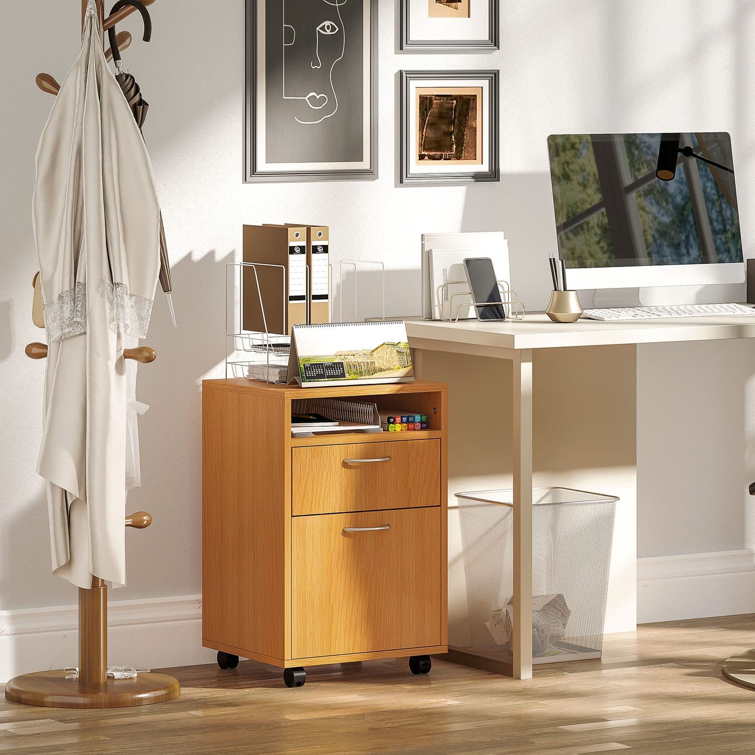 Keep paperwork organised with a compact filing cabinet - image 2