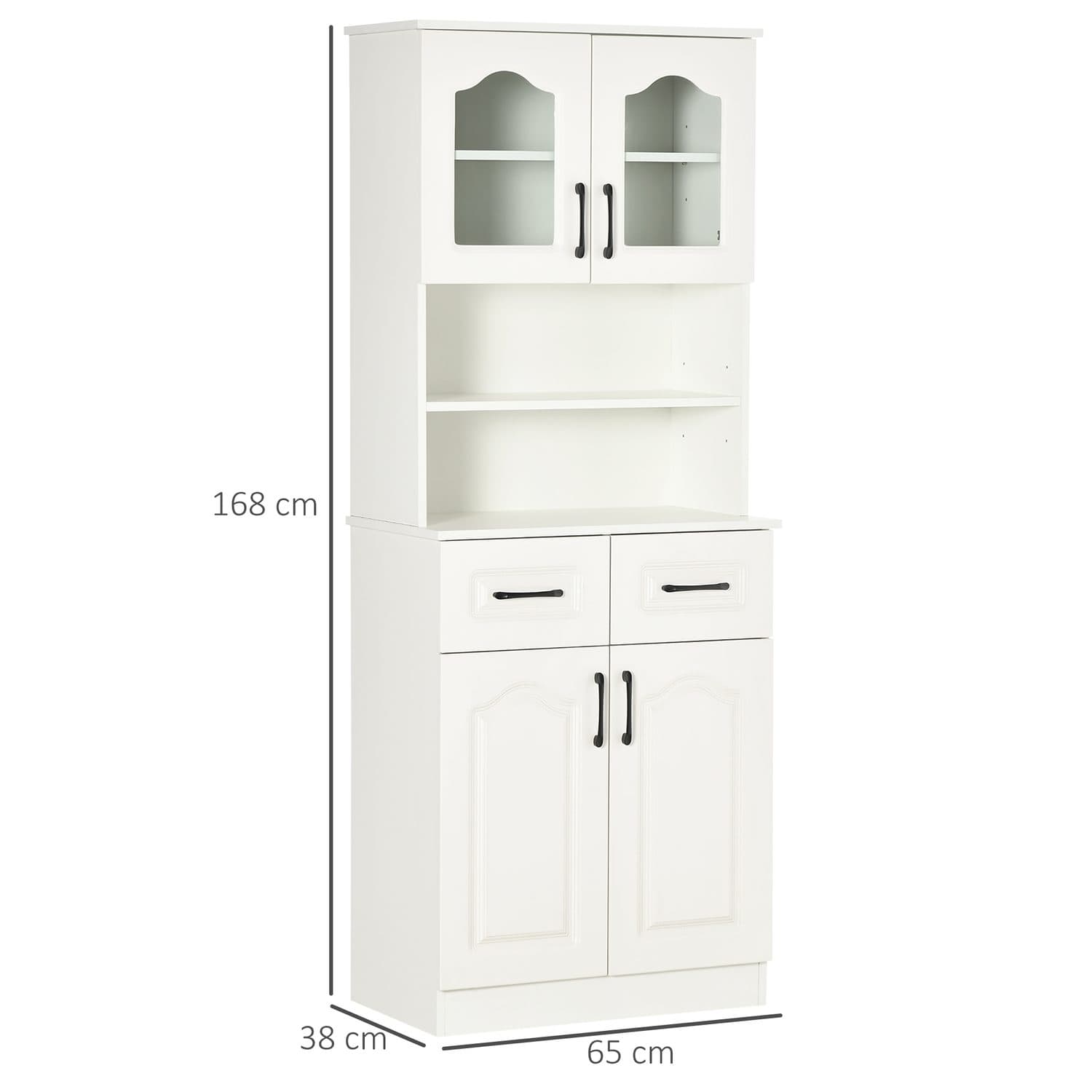 Tall White Kitchen Cupboard - image 4