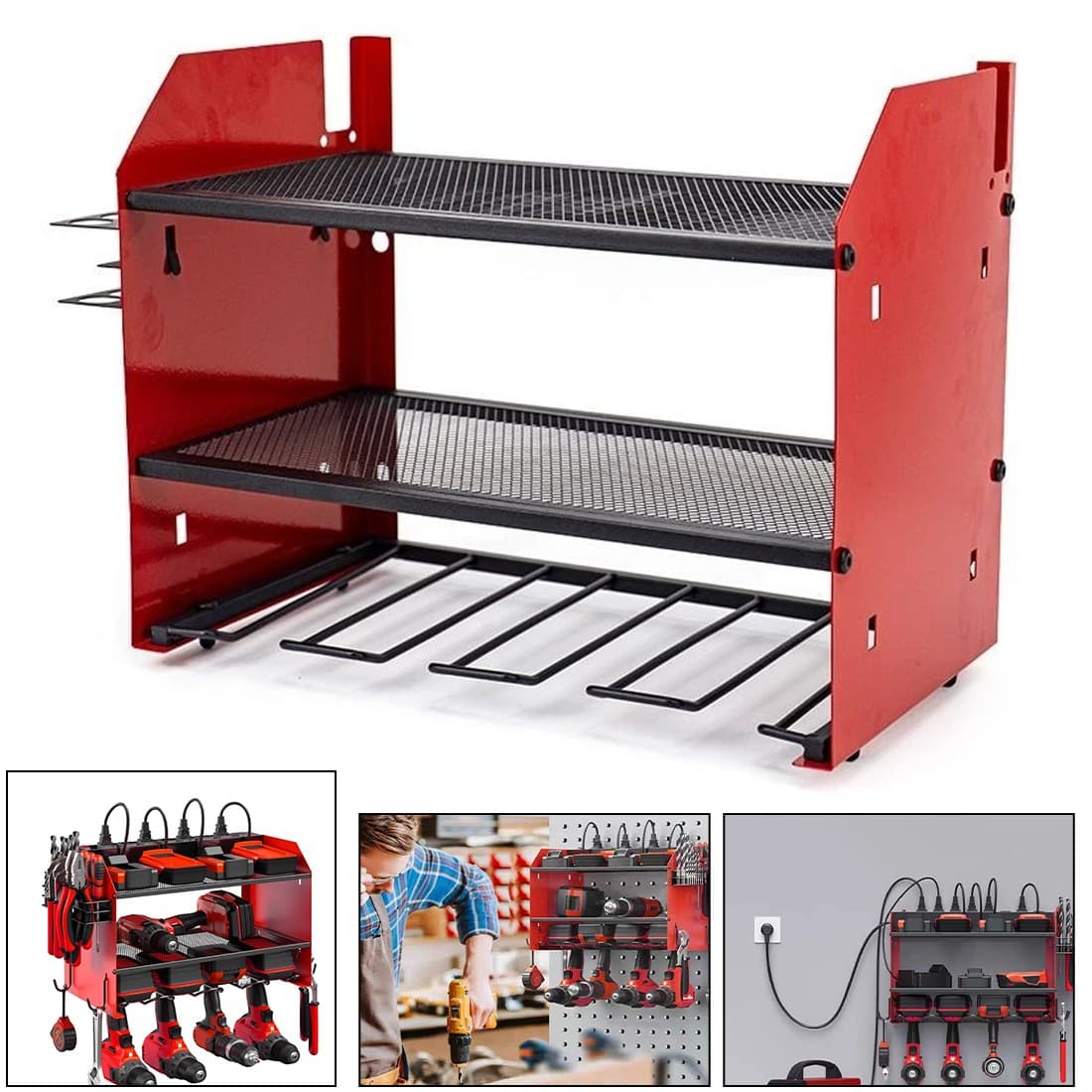Keep drills and hand tools organised on the wall - image 1