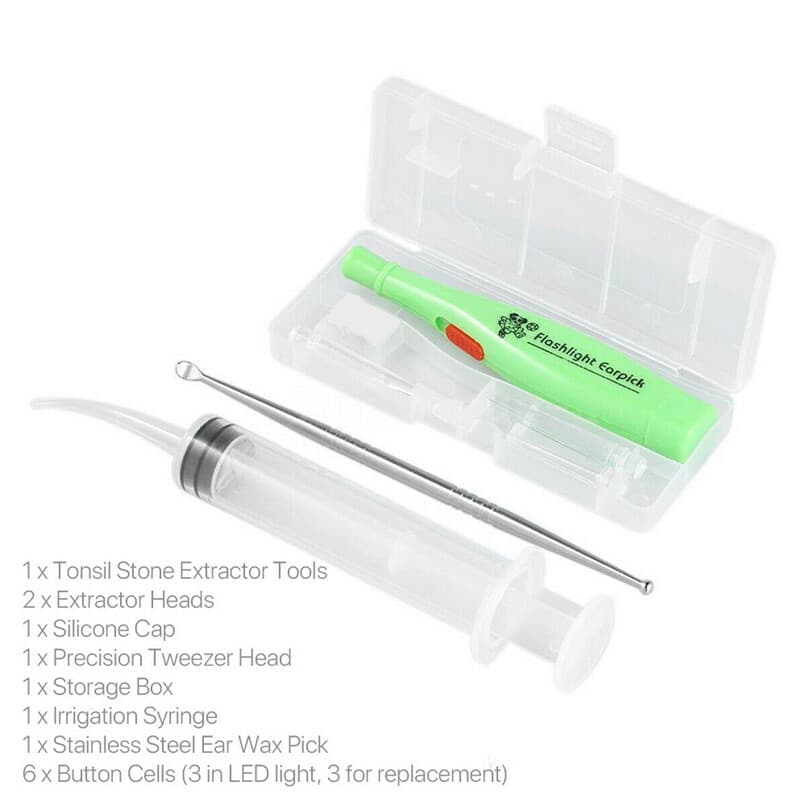 Tonsil Stone Extractor & LED Earwax Removal Tool Kit - image 5