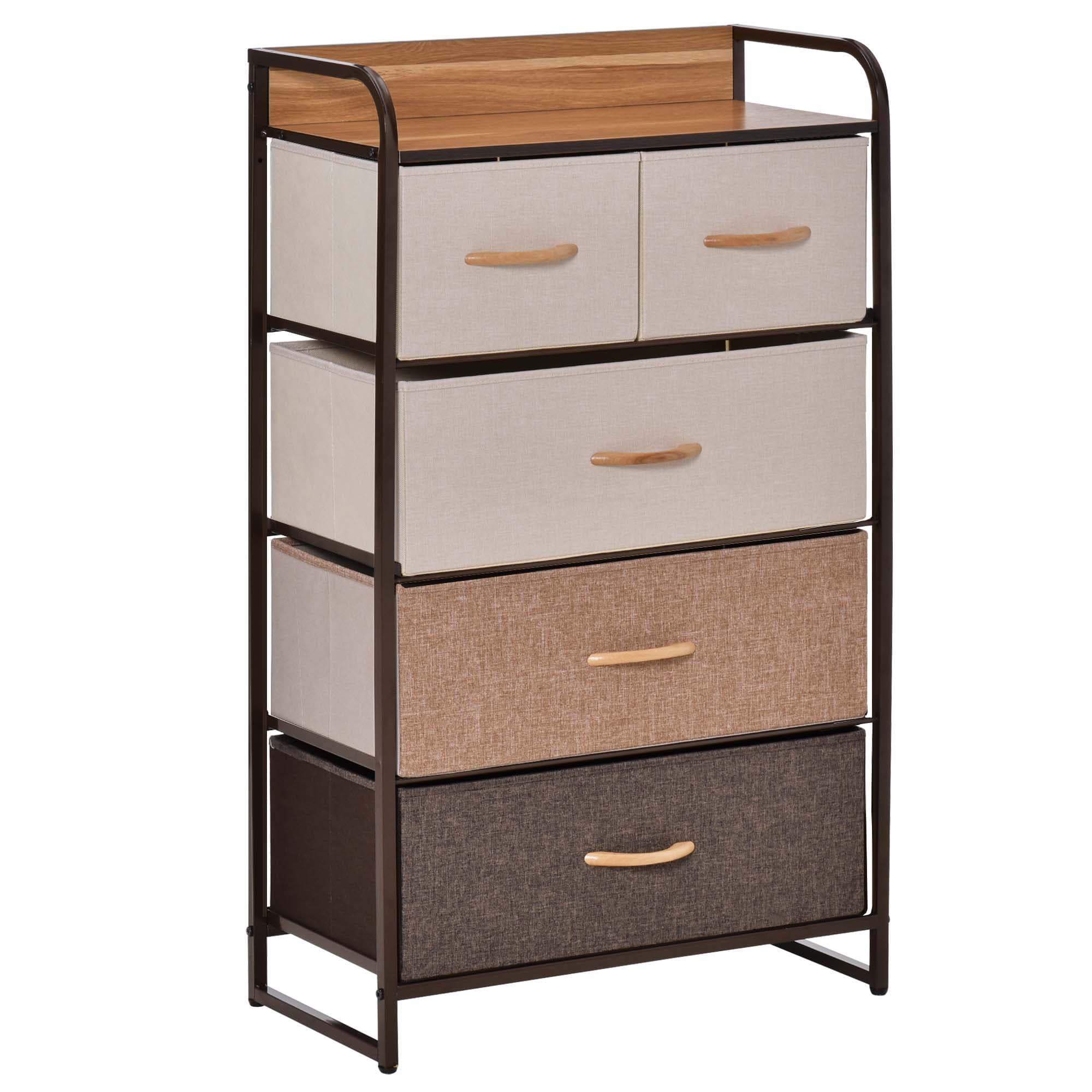 5-Drawer Fabric Dresser Tower