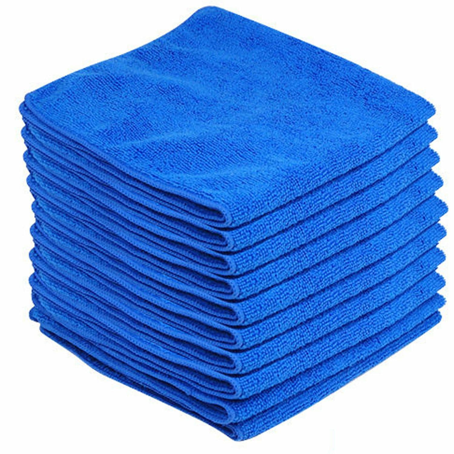 Stock up on 50 blue microfibre cloths for cleaning - image 10
