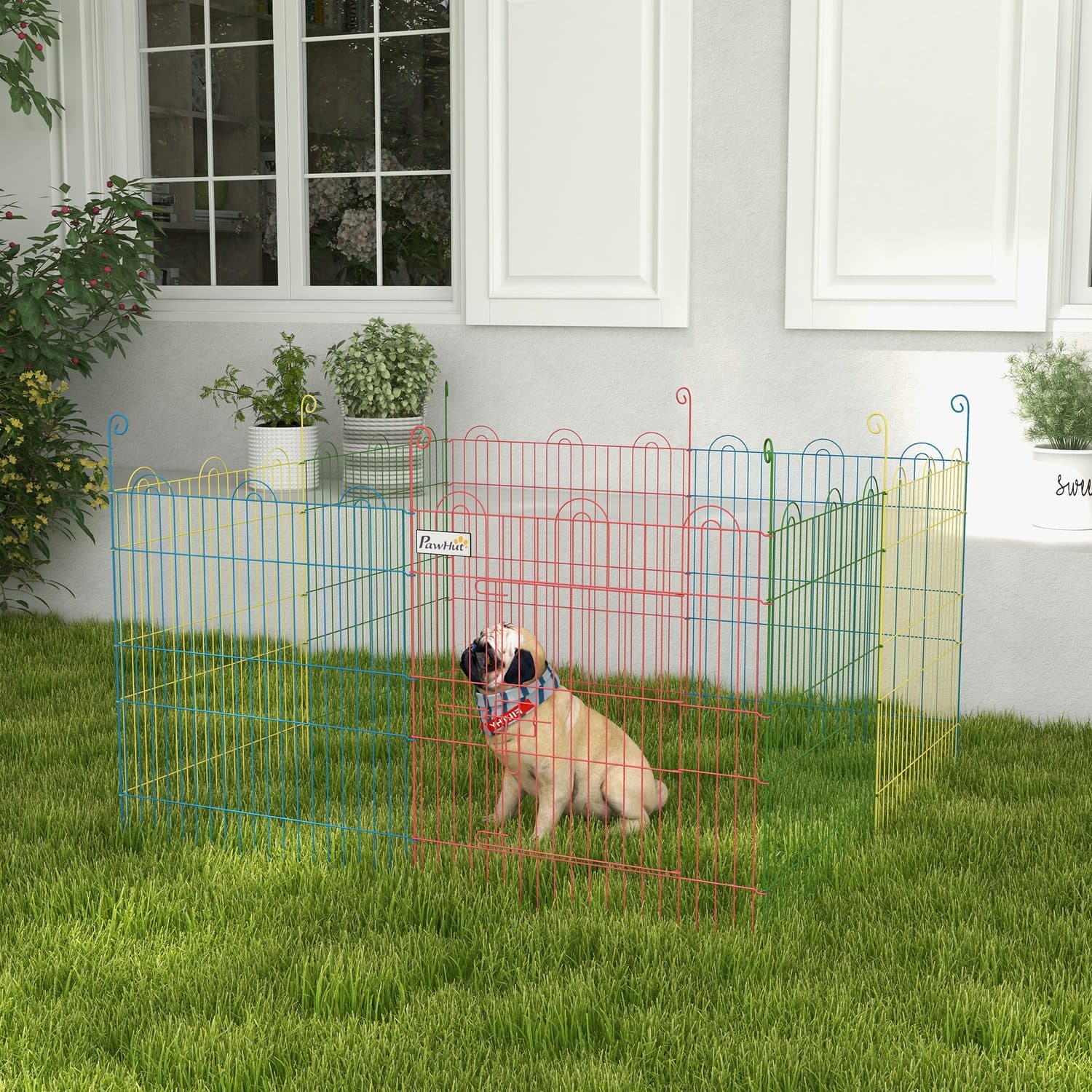 8 Panel Pet Playpen for Cats, Puppies and Small Animals - image 3