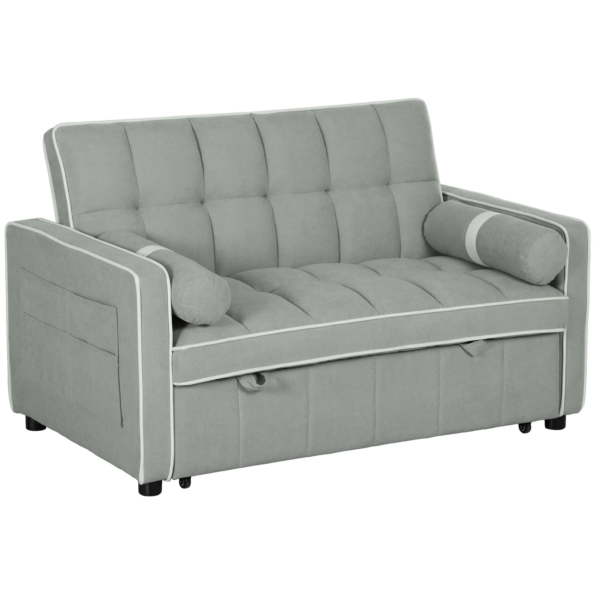 3-in-1 Light Grey Sofa Bed