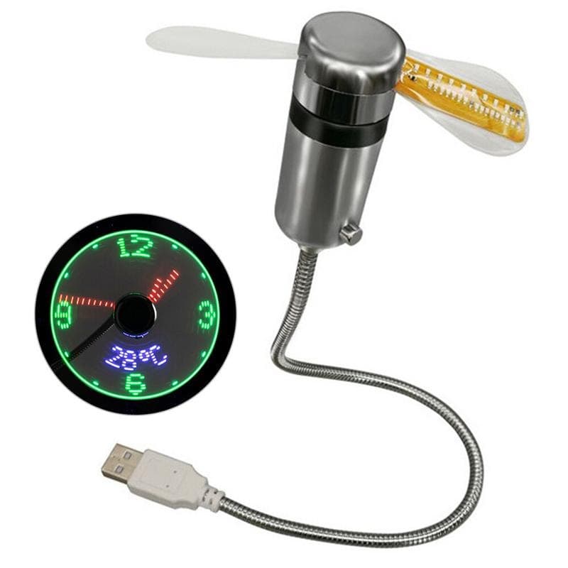 A USB Fan That Doubles as a Clock and Temperature Display - image 7