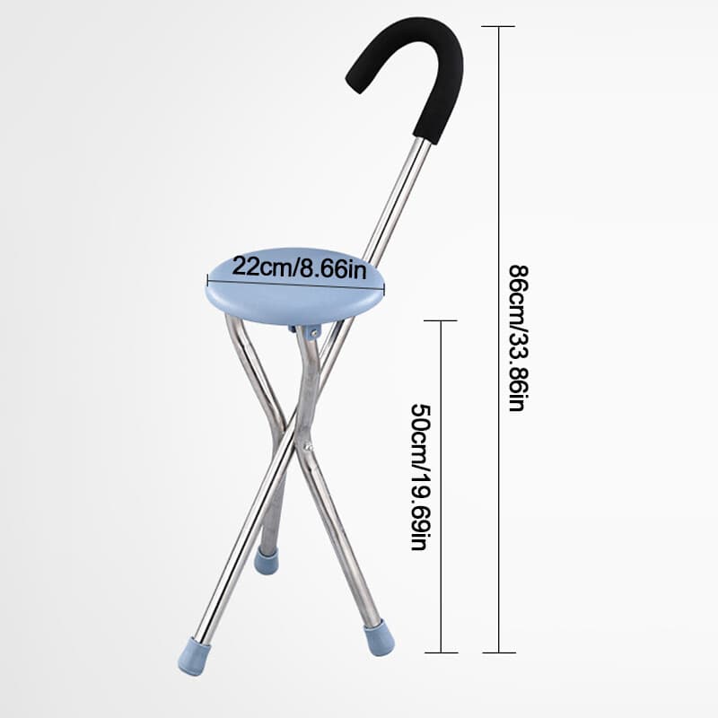 The walking stick that becomes a seat when you need one - image 3