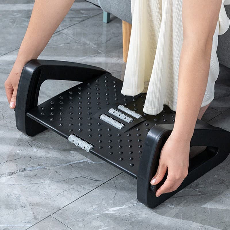 Ergonomic Massage Foot Rest - Rubber