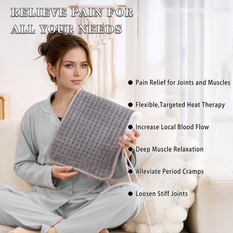 Electric Heat Pad for Soothing Back, Neck & Shoulder Relief - image 10