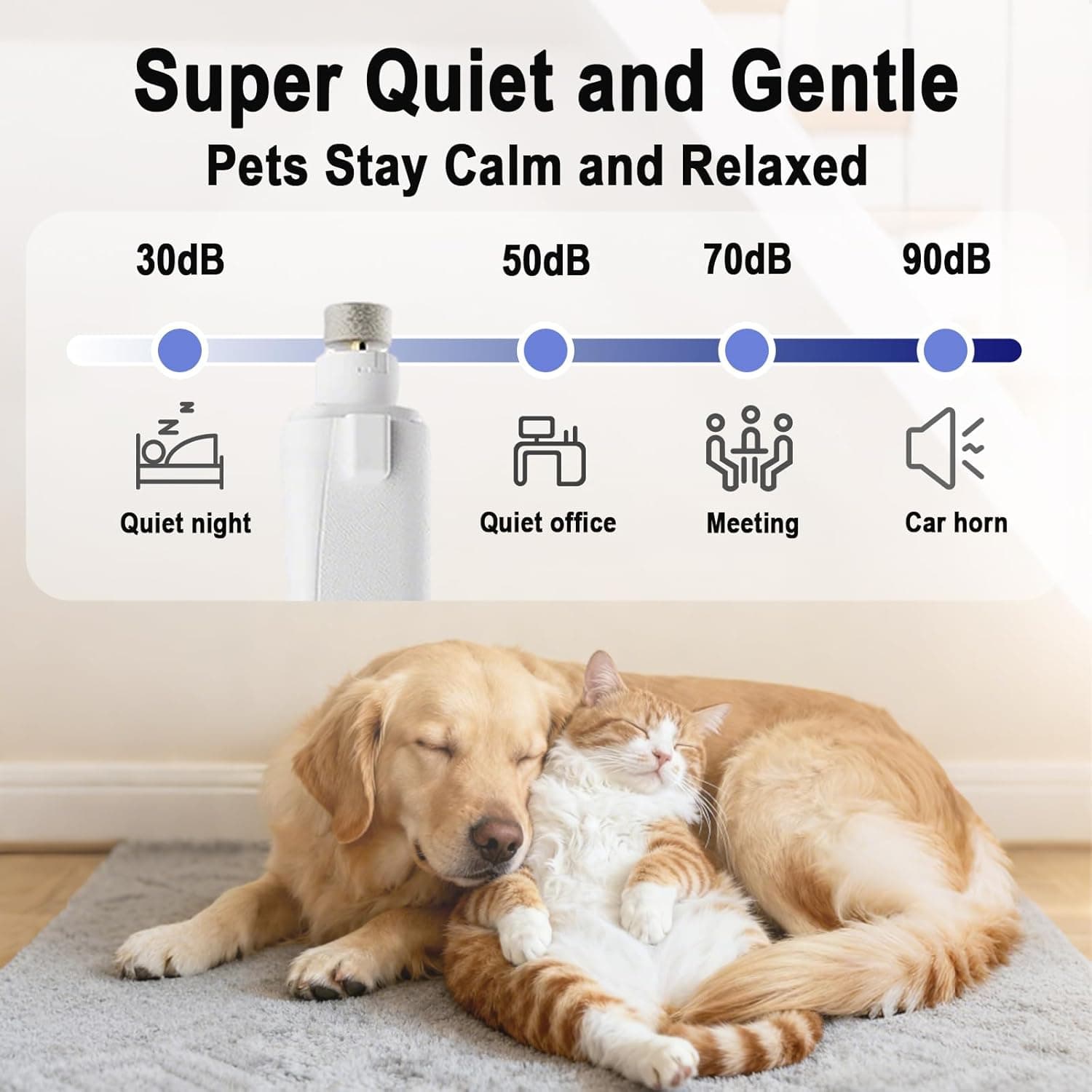 2-in-1 Pet Nail Clipper & Grinder with Dual LED Lights - image 4