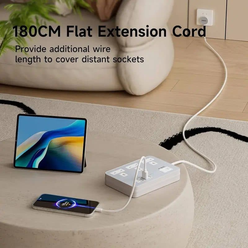 Two-Socket Extension Lead with USB Charging - image 6