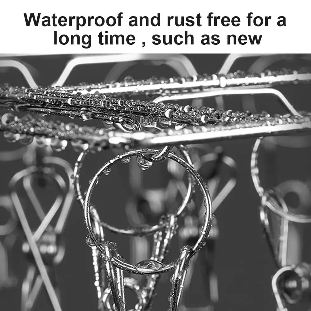 Stainless Steel Sock Hanger for Effortless Air Drying - image 9