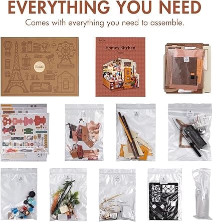 DIY Miniature Model Kit: Rolife's Happy Kitchen - image 4