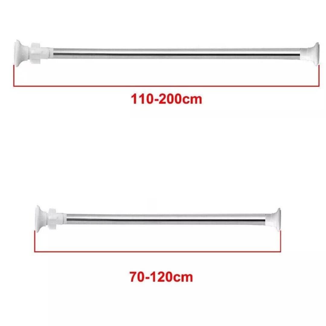 Telescopic Shower Curtain Pole for Easy Fitting - image 10