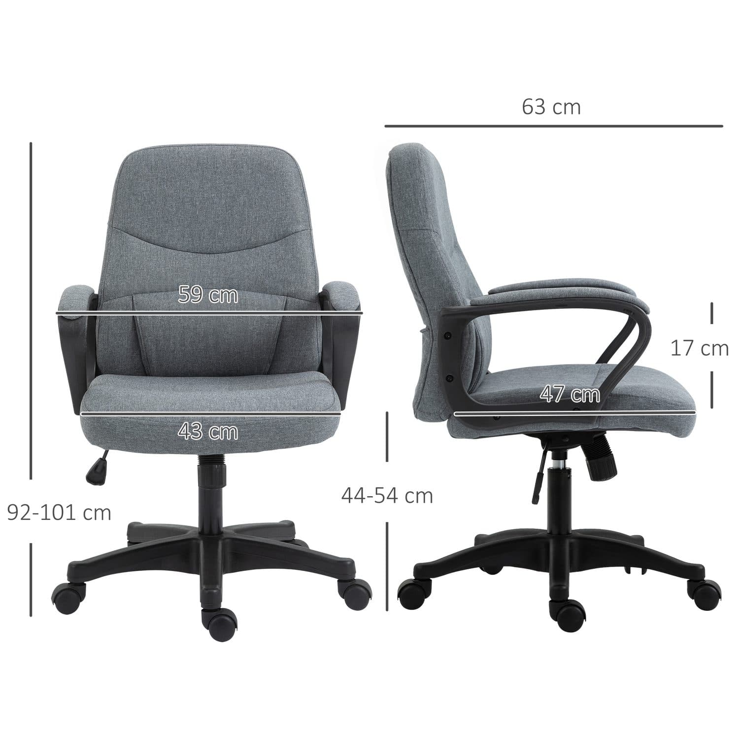 Grey Massage Desk Chair - image 3
