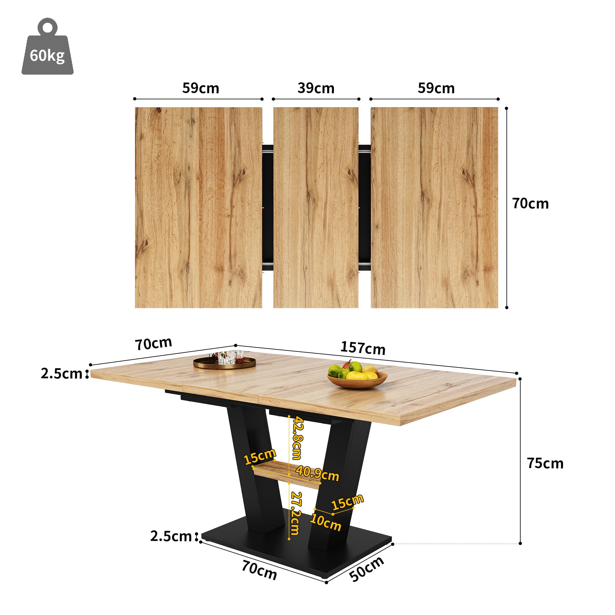 Extendable Dining Table - image 4