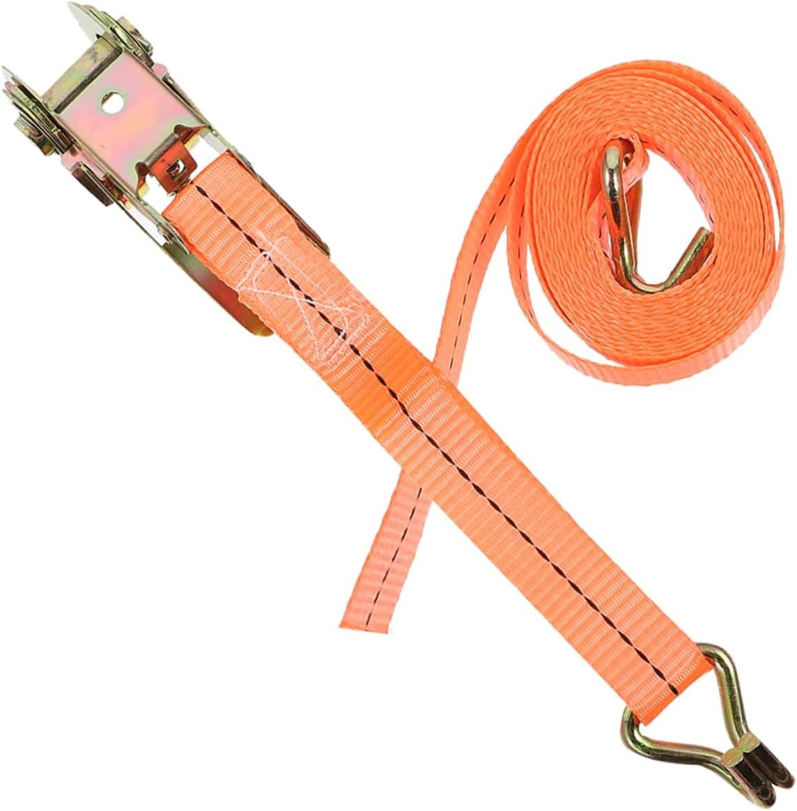 4-Pack Ratchet Tie-Down Straps — 800kg, 6 Metres, With J-Hooks - image 3