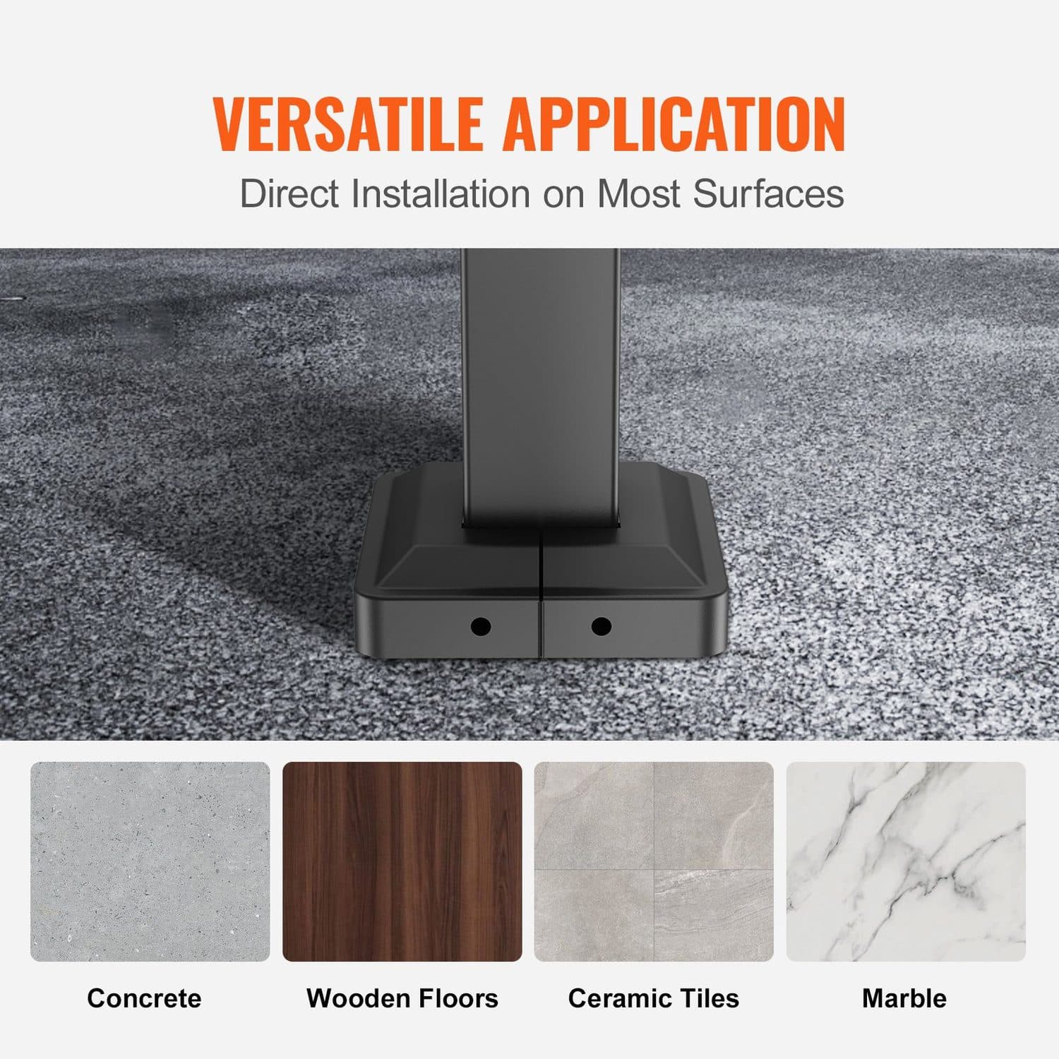 Black Adjustable Handrail for Outdoor Steps - image 5