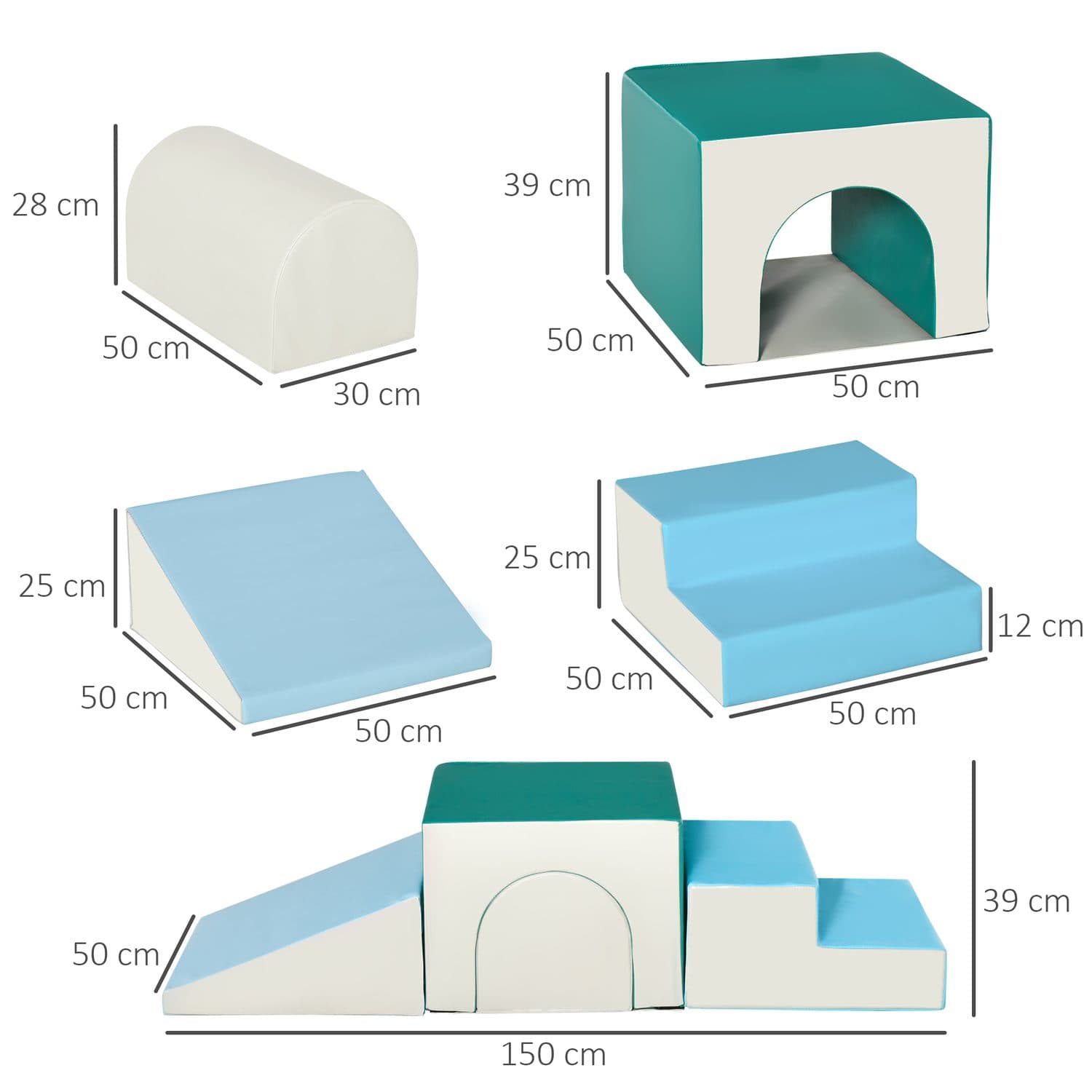 Soft Play Foam Set for Toddlers — Climb, Crawl and Slide at Home - image 2